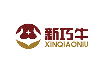 秦晓东的新巧牛logo设计