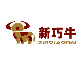 姜彦海的新巧牛logo设计