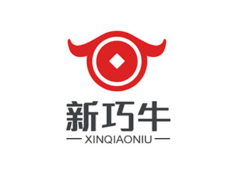 吴晓伟的新巧牛logo设计