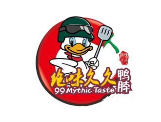 99 Mythic Taste（开小汽车的鸭子）logo设计