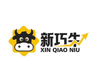 潘乐的新巧牛logo设计