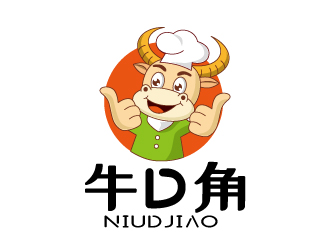 张俊的牛D角logo设计
