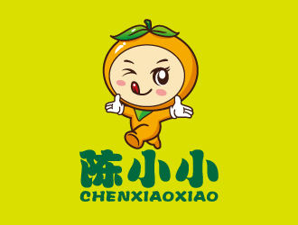 叶美宝的陈小小水果卡通logo设计logo设计