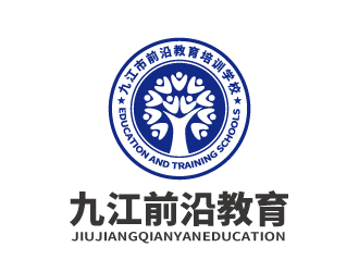 张俊的九江市前沿教育培训学校logo设计