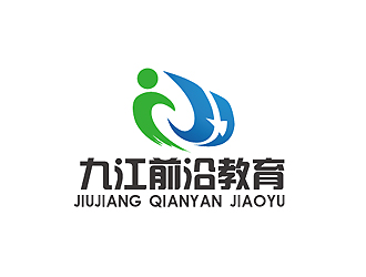 秦晓东的九江市前沿教育培训学校logo设计