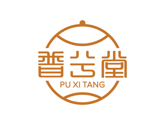 唐国强的普兮堂茶文化logo设计
