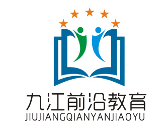 李正东的九江市前沿教育培训学校logo设计