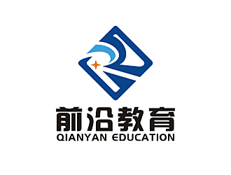 劳志飞的九江市前沿教育培训学校logo设计