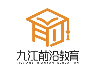 九江市前沿教育培训学校logo设计