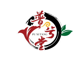 安冬的普兮堂茶文化logo设计