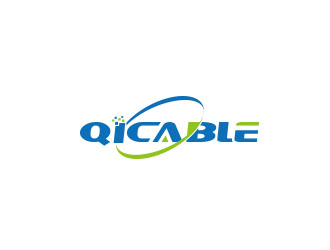 朱红娟的qicable英文logo设计logo设计