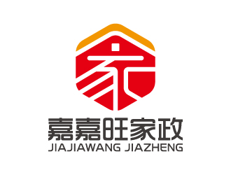 叶美宝的北京嘉嘉旺家政服务有限公司logo设计