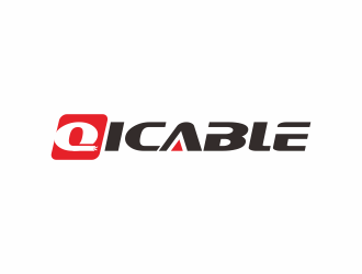 何嘉健的qicable英文logo设计logo设计