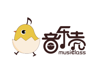 黄安悦的音乐壳在线音乐教育logologo设计