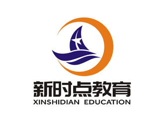 谭家强的新时点教育咨询有限公司标志logo设计