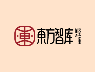 邱树潮的东方智库教育标志设计logo设计