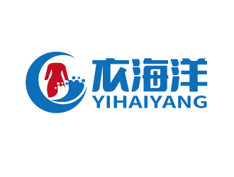 张俊的yihaiyang衣海洋logo设计