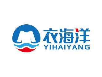 黄安悦的yihaiyang衣海洋logo设计