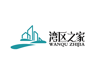 秦晓东的湾区之家地产标志设计logo设计