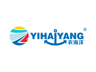 郑锦尚的yihaiyang衣海洋logo设计