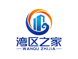 王涛的湾区之家地产标志设计logo设计