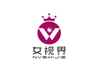 朱红娟的女视界logo设计