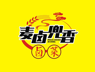 杨占斌的麦卤兜香食品logo设计