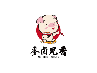 孙金泽的麦卤兜香食品logo设计