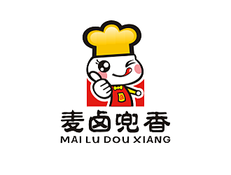 劳志飞的麦卤兜香食品logo设计