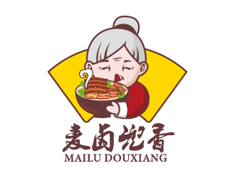 叶美宝的麦卤兜香食品logo设计