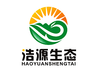 李杰的浩源生态农业科技logo设计