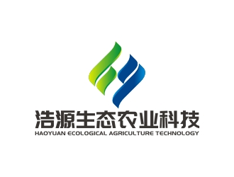 曾翼的浩源生态农业科技logo设计