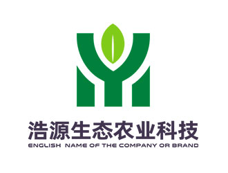 钟炬的浩源生态农业科技logo设计