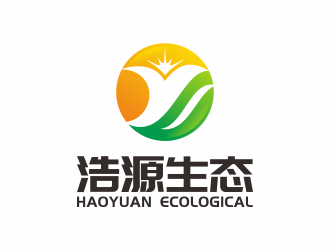 何嘉健的浩源生态农业科技logo设计