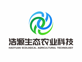 唐国强的浩源生态农业科技logo设计