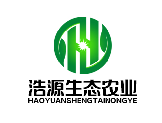 余亮亮的浩源生态农业科技logo设计