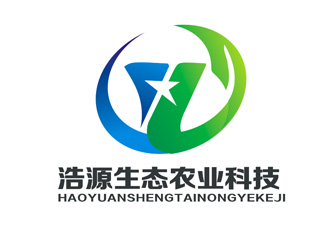 杨占斌的浩源生态农业科技logo设计