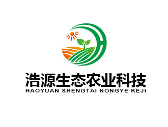 李贺的浩源生态农业科技logo设计