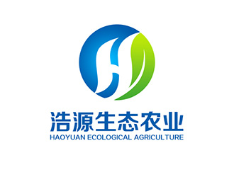吴晓伟的浩源生态农业科技logo设计
