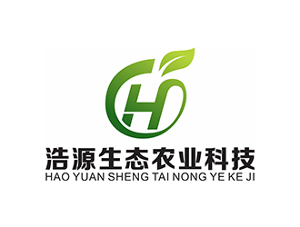 郑锦尚的浩源生态农业科技logo设计