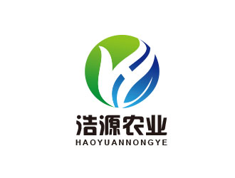 朱红娟的浩源生态农业科技logo设计