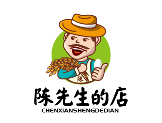 张俊的陈先生的店logo设计