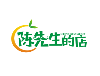 李杰的陈先生的店logo设计