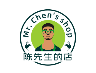 姜彦海的陈先生的店logo设计