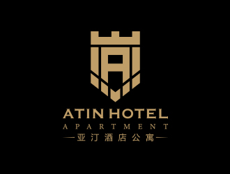 孙金泽的亚汀酒店公寓 ATIN HOTEL APARTMENTlogo设计