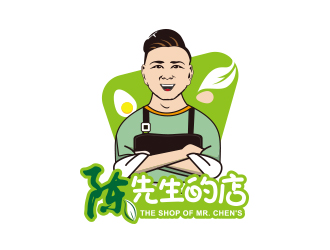 黄安悦的陈先生的店logo设计