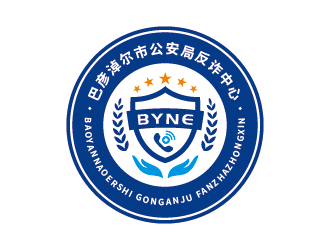 王涛的巴彦淖尔市公安局反诈中心logo设计