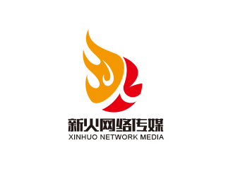 黄安悦的广州新火网络传媒有限公司logo设计