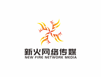 汤儒娟的广州新火网络传媒有限公司logo设计