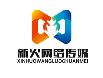 杨占斌的广州新火网络传媒有限公司logo设计